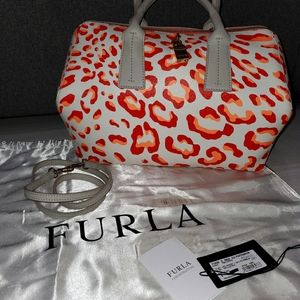 Furla Leopard print handbag (Rare)